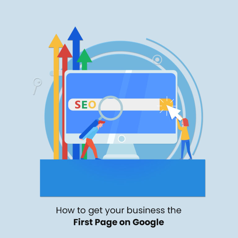 how to get business the first page on google
