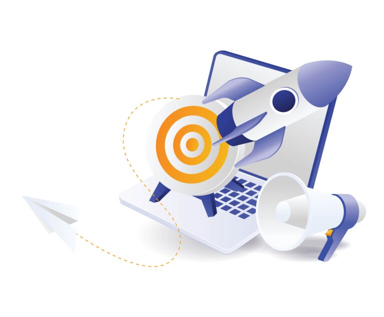 Business company target campaign