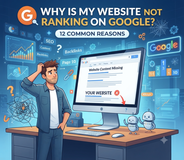 Why Is My Website Not Ranking on Google- 12 Common Reasons - inner banner