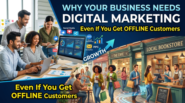 Why Your Business Needs Digital Marketing Even If You Get Offline Customers